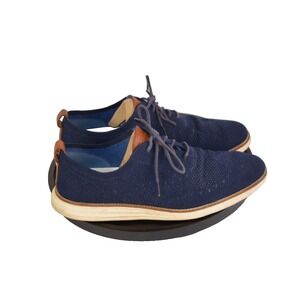 Cole Haan Original Grand Stitchlite Wingtip C27960 Shoes Blue Oxfords Mens 11.5M